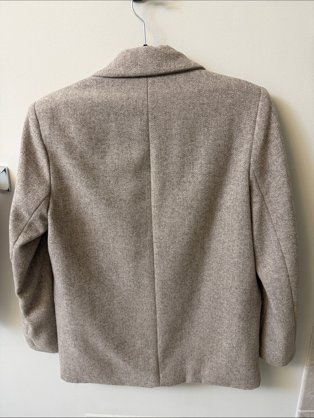 ZARA Women's Taupe Single-Button Tailored Blazer - Picture 3 of 3